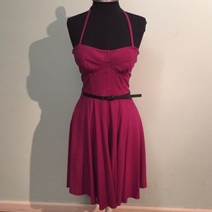 Bebe Retro bustier top dress